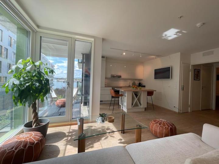 Exclusive Apartment, Sea View To Oslo Fjord, Located On Water In Oslo Center エクステリア 写真